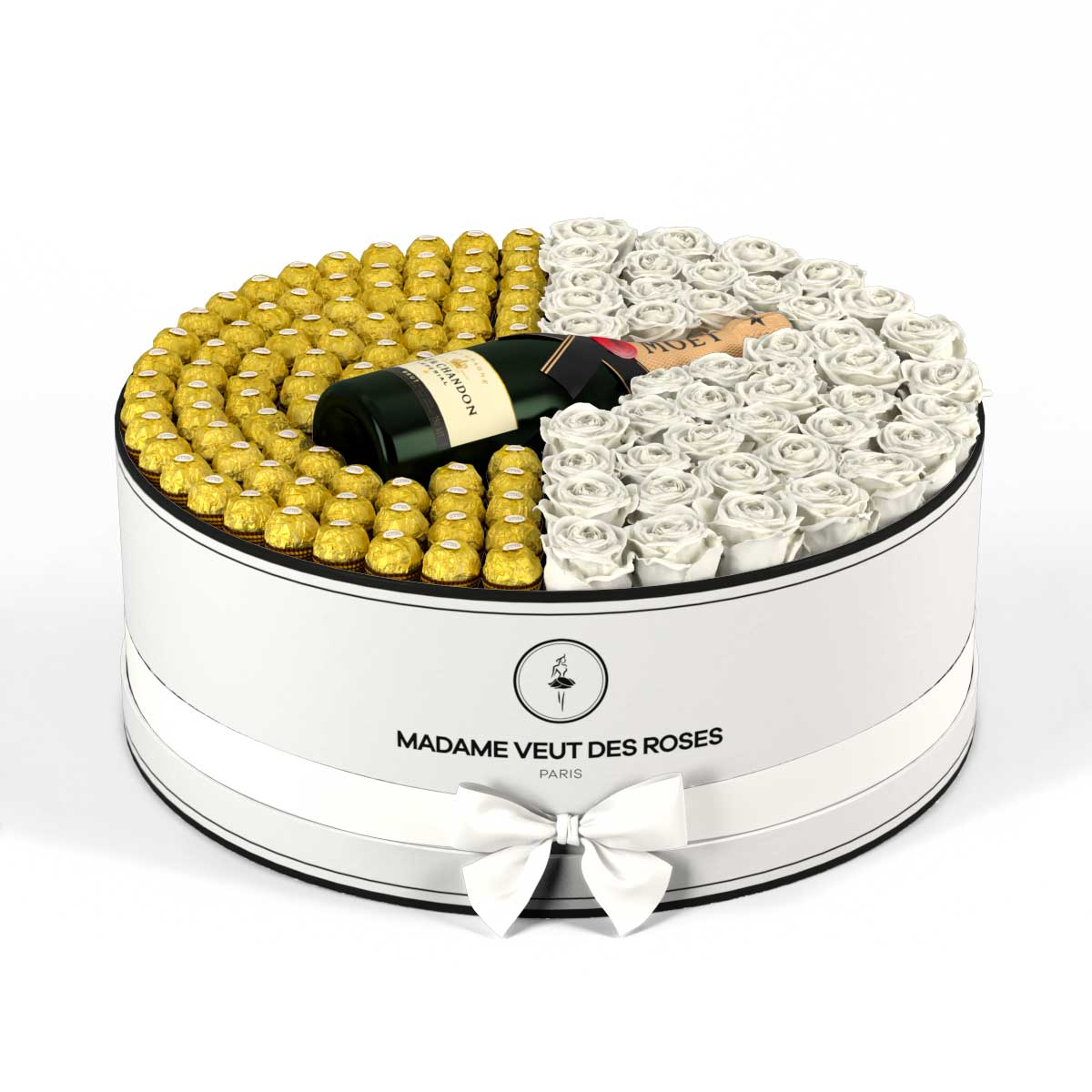 Rond Luxe - Roses éternelles - Madame Veut Des Roses