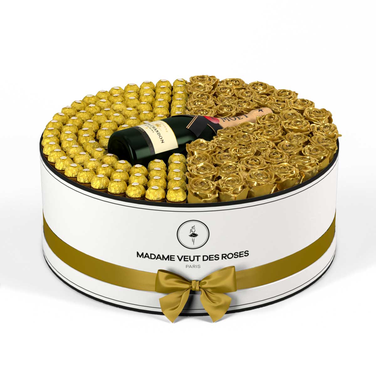 Rond Luxe - Roses éternelles - Madame Veut Des Roses