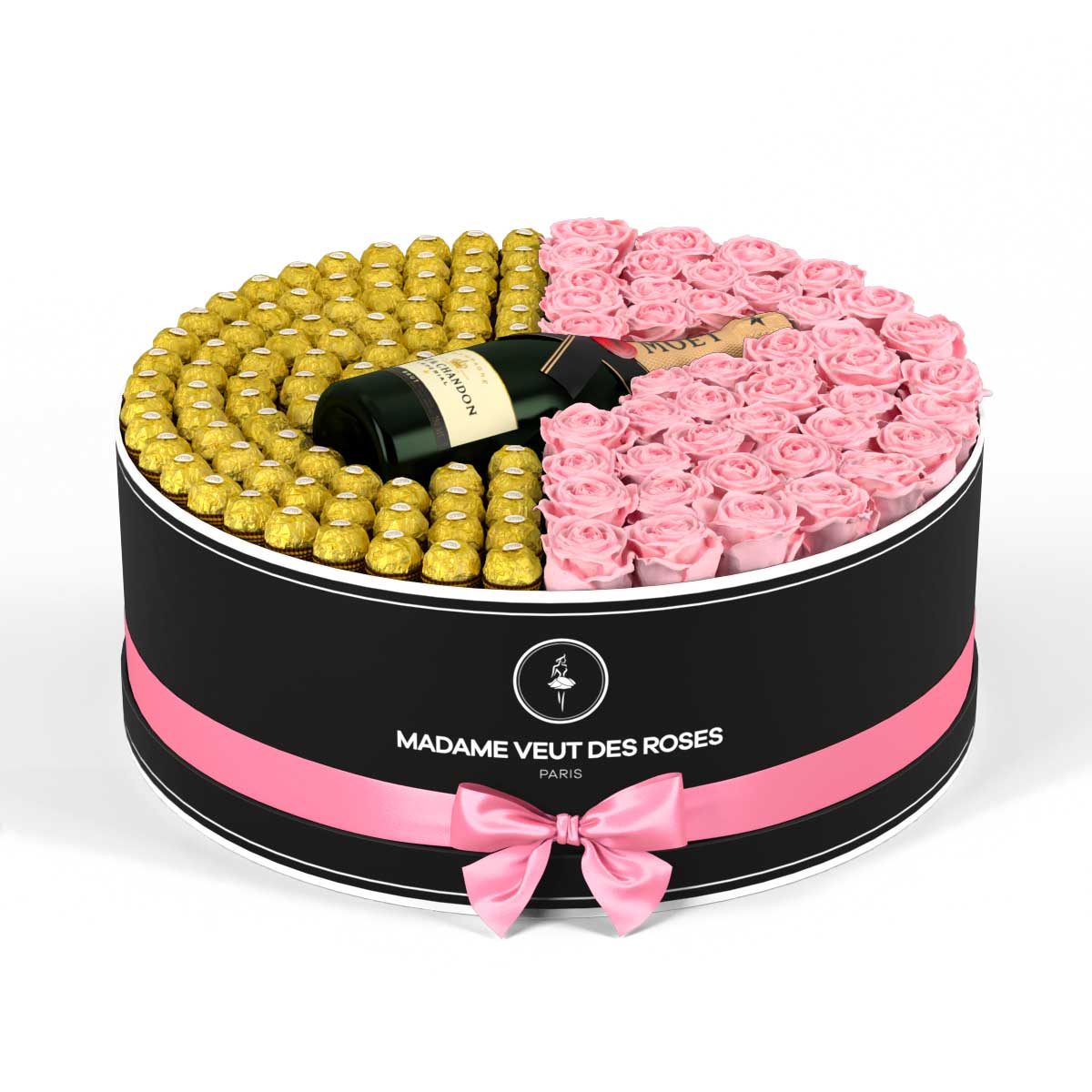 Rond Luxe - Roses éternelles - Madame Veut Des Roses