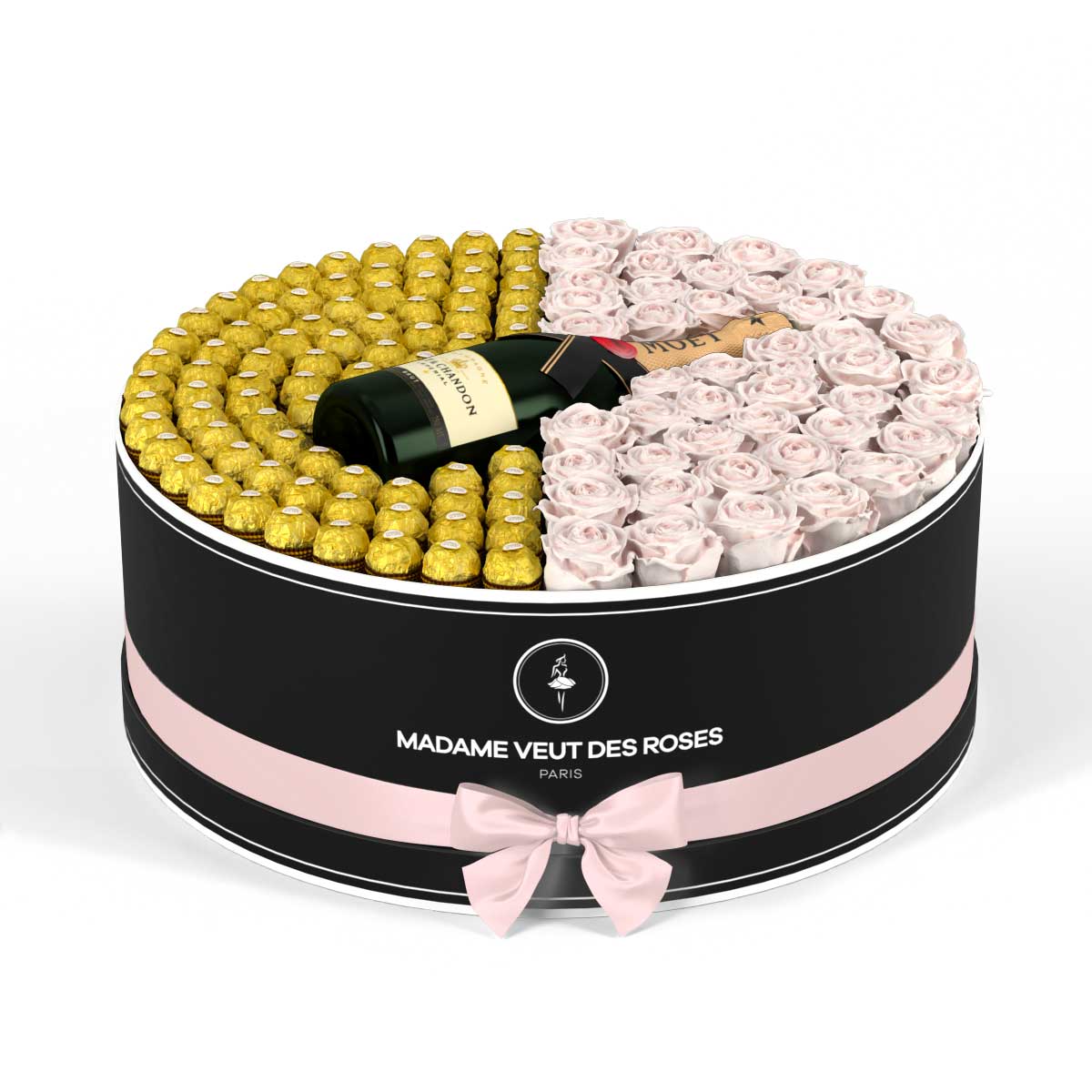 Rond Luxe - Roses éternelles - Madame Veut Des Roses
