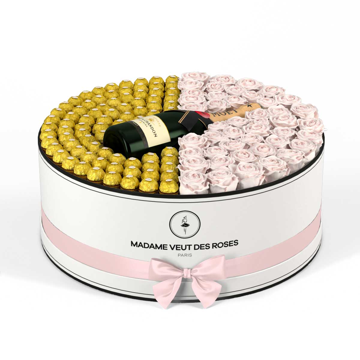 Rond Luxe - Roses éternelles - Madame Veut Des Roses