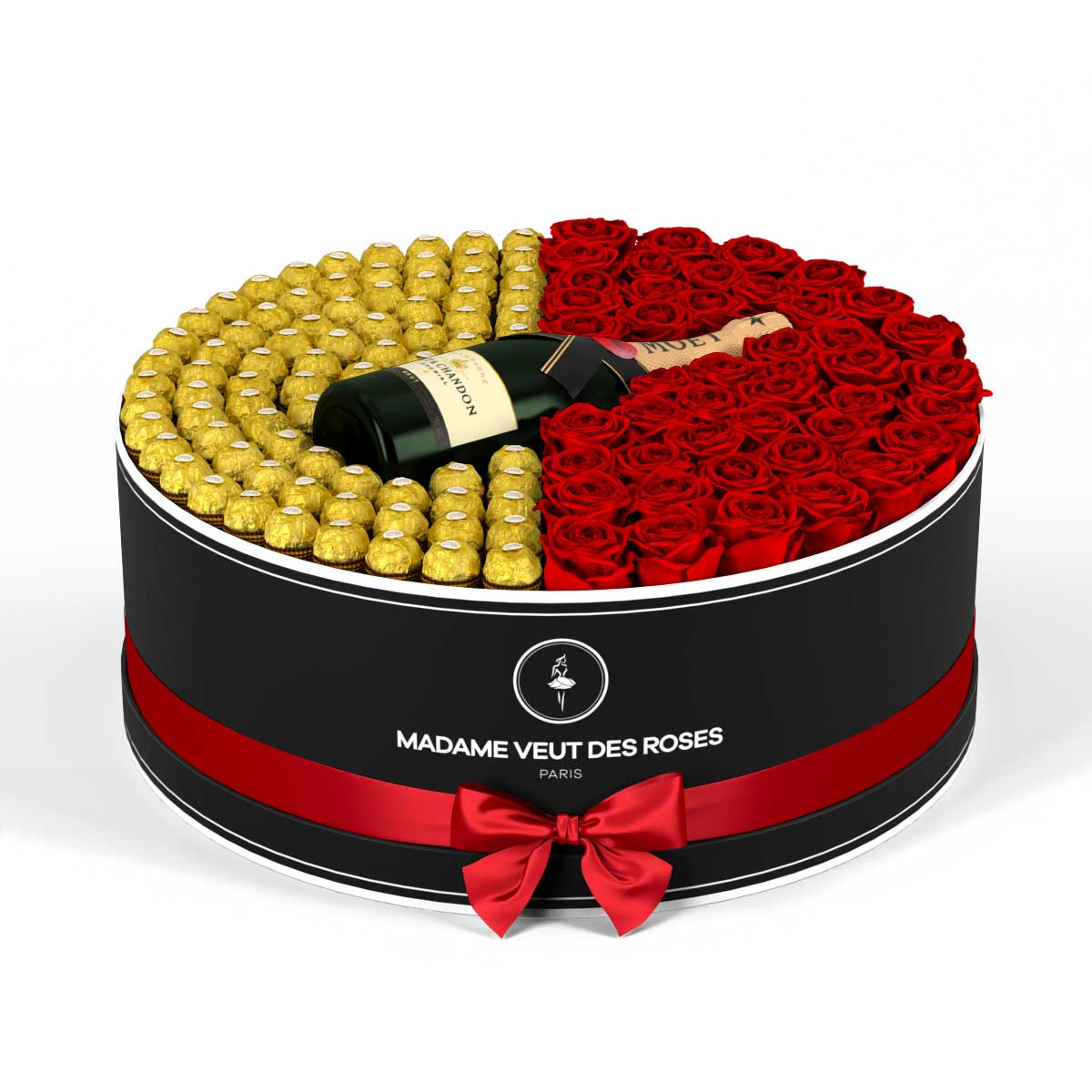 Rond Luxe - Roses éternelles - Madame Veut Des Roses