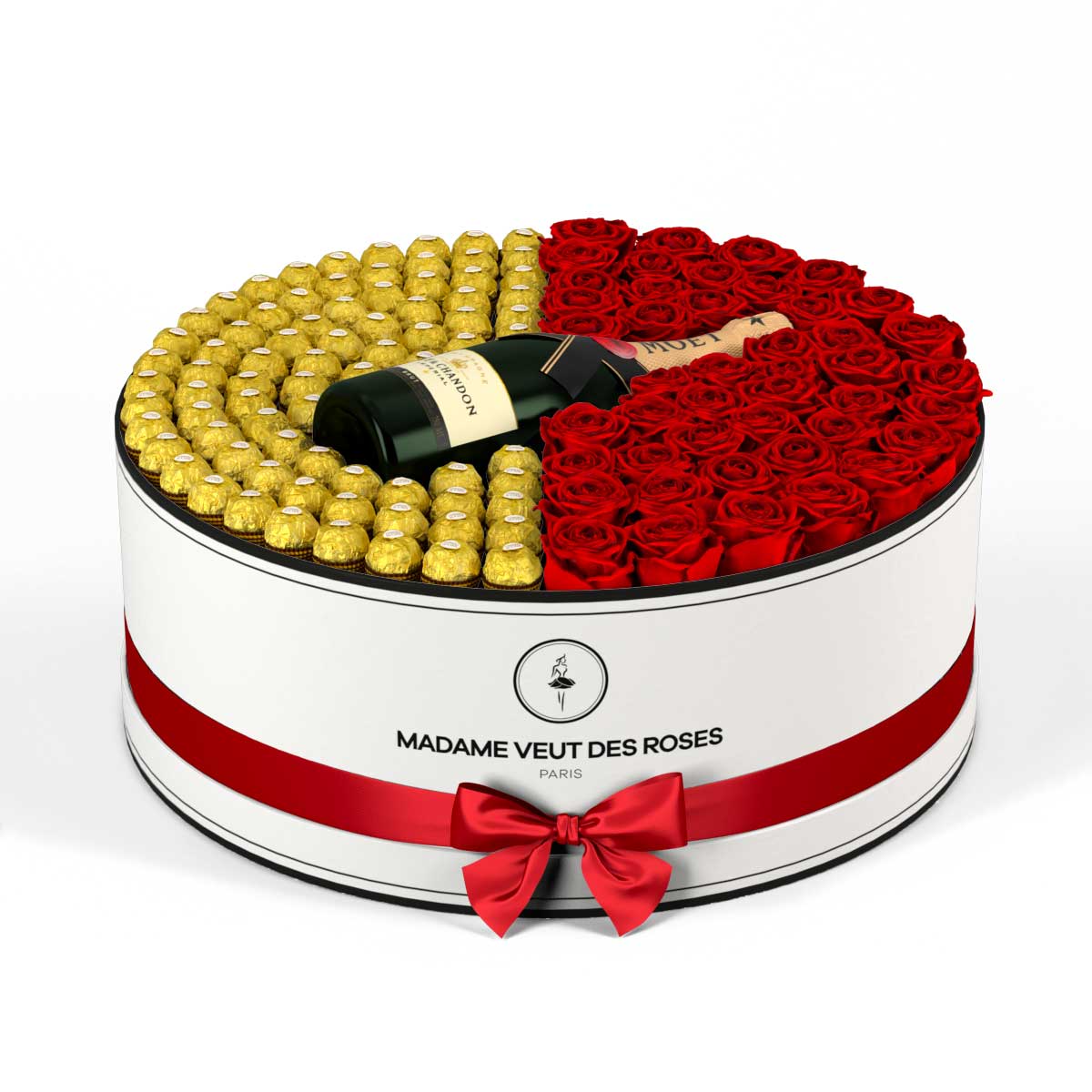 Rond Luxe - Roses éternelles - Madame Veut Des Roses