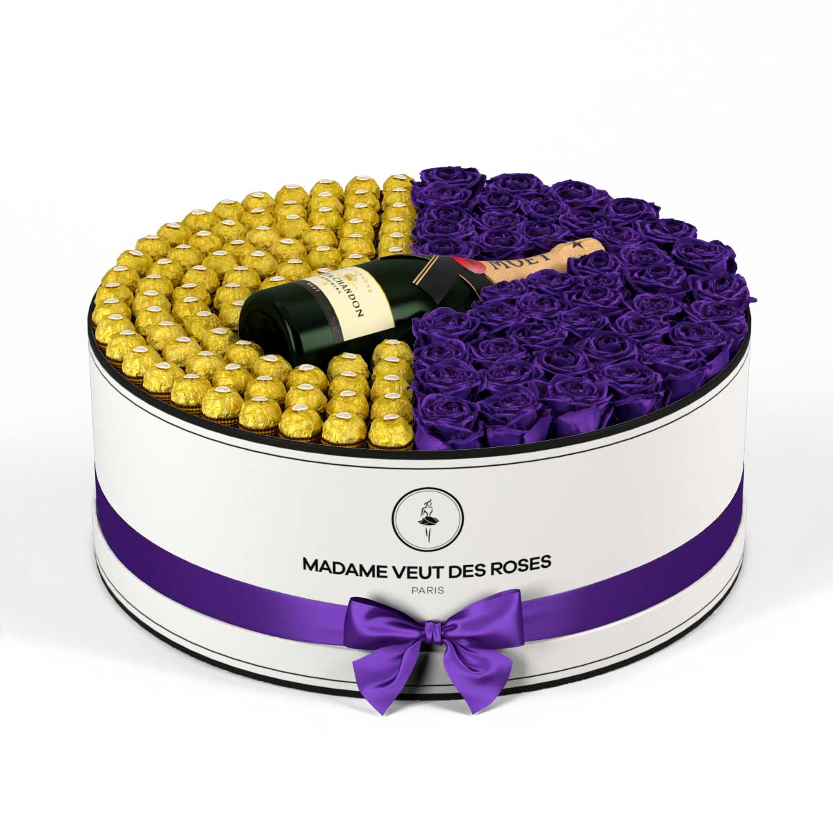 Rond Luxe - Roses éternelles - Madame Veut Des Roses