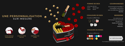 Personnalisation de votre coffret Roses Éternelles
