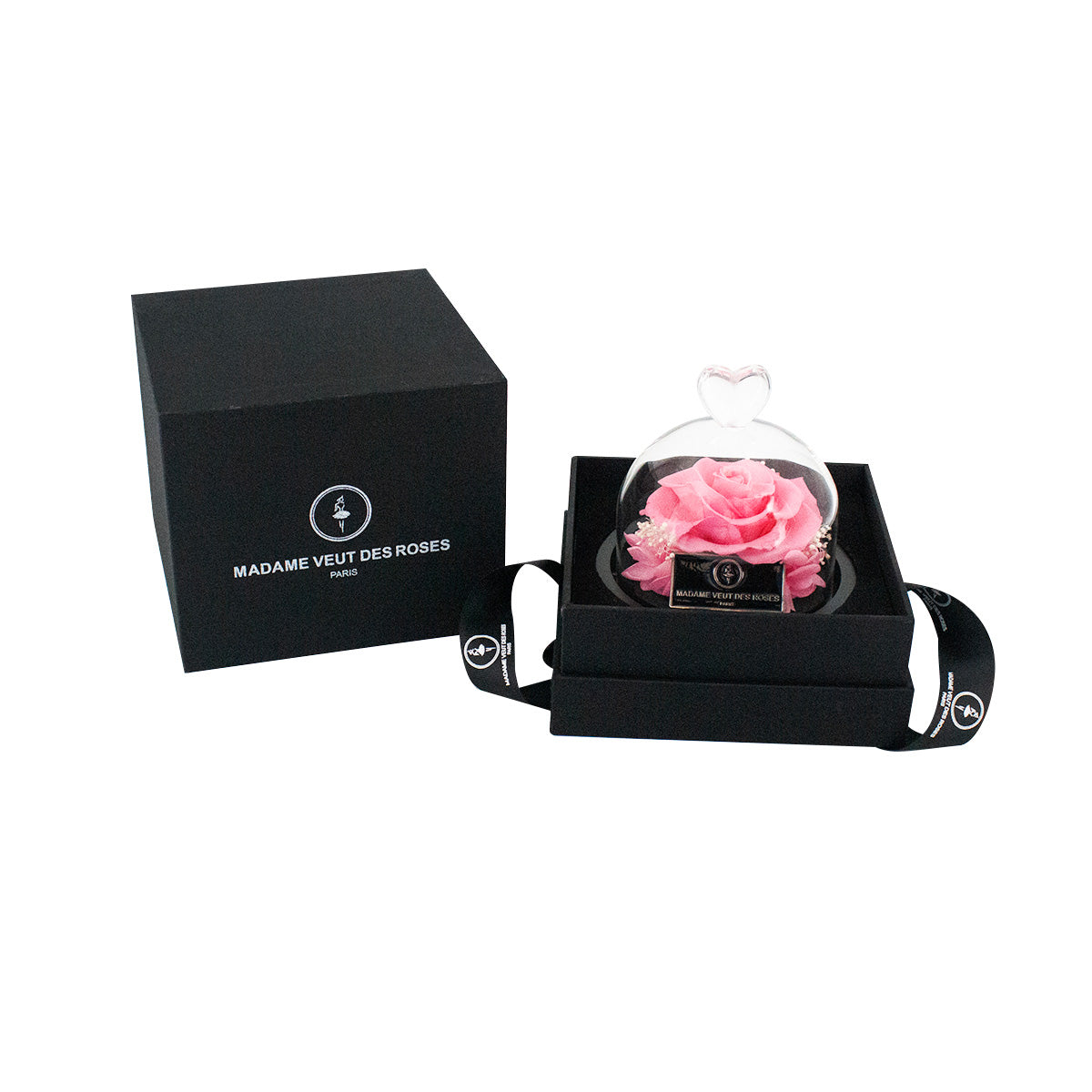 Rose éternelle sous cloche - Madame Veut Des Roses