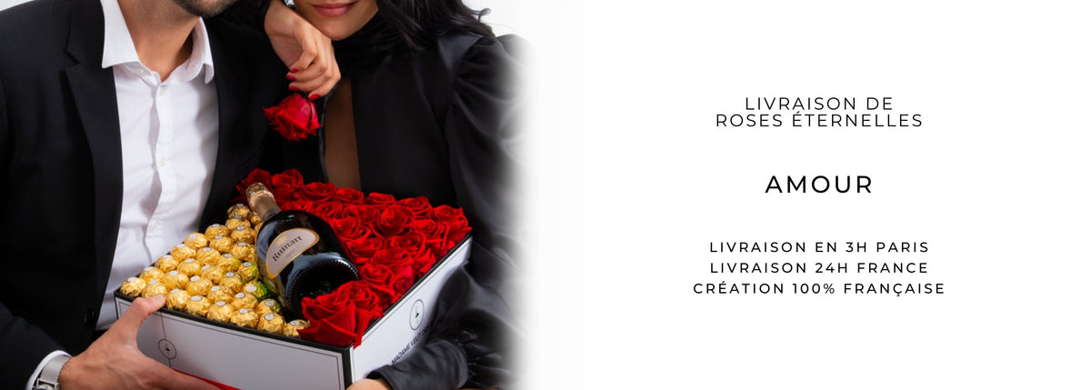Amour : Livraison Roses Eternelles