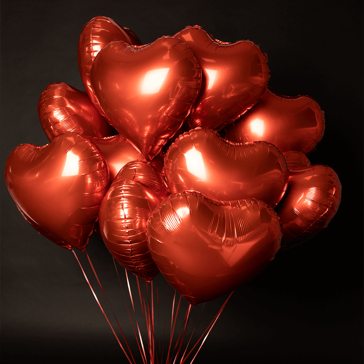 Bouquet de 20 ballons coeurs rouges - Madame Veut Des Roses