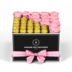Carré Medium - Roses éternelles - Madame Veut Des Roses
