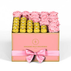 Carré Medium - Roses éternelles - Madame Veut Des Roses