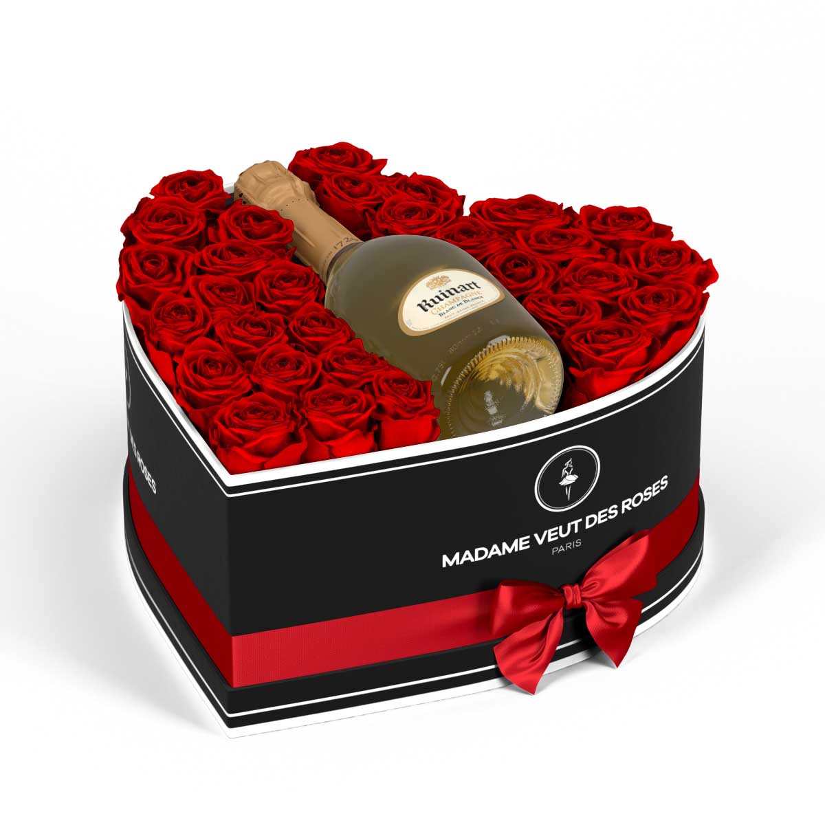 Cœur Grand - Roses éternelles - Madame Veut Des Roses