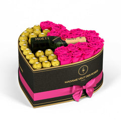 Cœur Grand - Roses éternelles - Madame Veut Des Roses