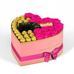 Cœur Grand - Roses éternelles - Madame Veut Des Roses