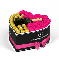 Cœur Grand - Roses éternelles - Madame Veut Des Roses