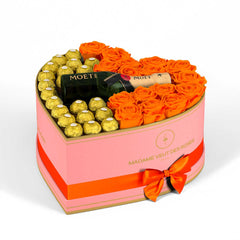Cœur Grand - Roses éternelles - Madame Veut Des Roses