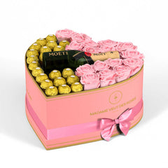 Cœur Grand - Roses éternelles - Madame Veut Des Roses