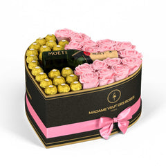 Cœur Grand - Roses éternelles - Madame Veut Des Roses
