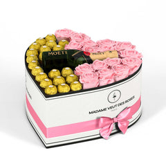 Cœur Grand - Roses éternelles - Madame Veut Des Roses