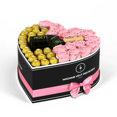 Cœur Grand - Roses éternelles - Madame Veut Des Roses