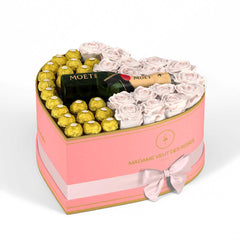 Cœur Grand - Roses éternelles - Madame Veut Des Roses