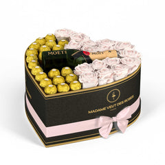 Cœur Grand - Roses éternelles - Madame Veut Des Roses