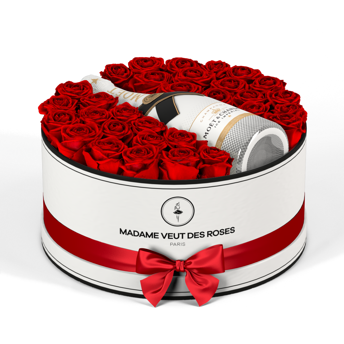 INFINITY Rond Grand - Roses éternelles - Madame Veut Des Roses