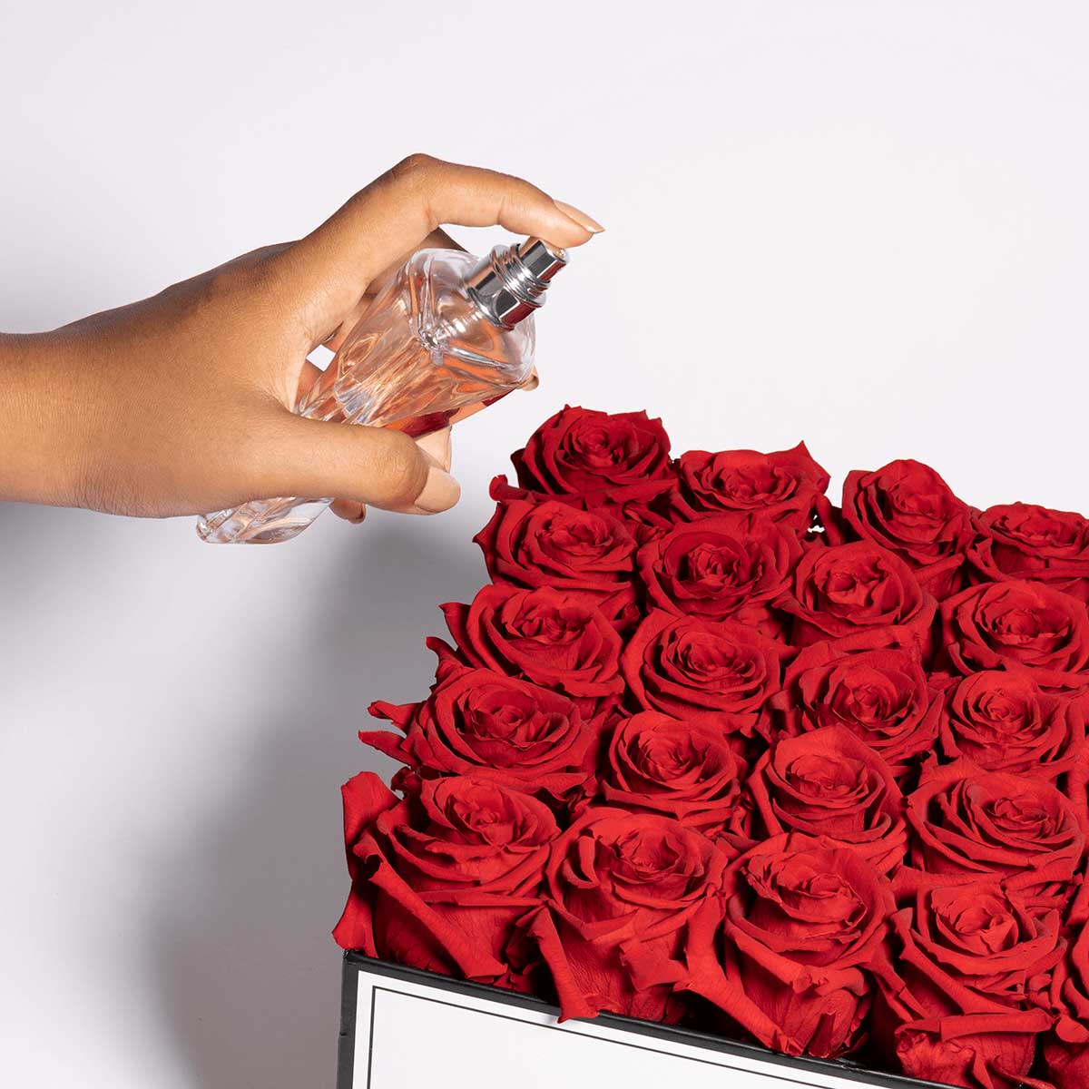 CRISTAL Coeur Grand - Roses éternelles - Madame Veut Des Roses