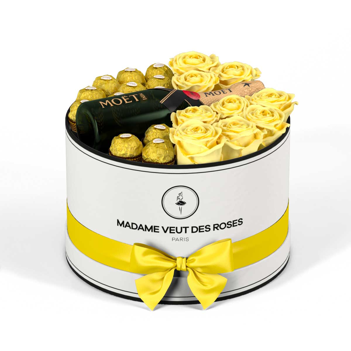 Rond Medium - Roses éternelles - Madame Veut Des Roses