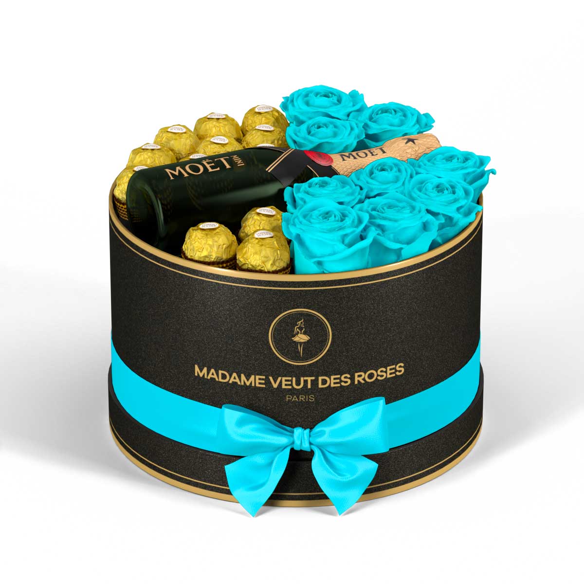Rond Medium - Roses éternelles - Madame Veut Des Roses