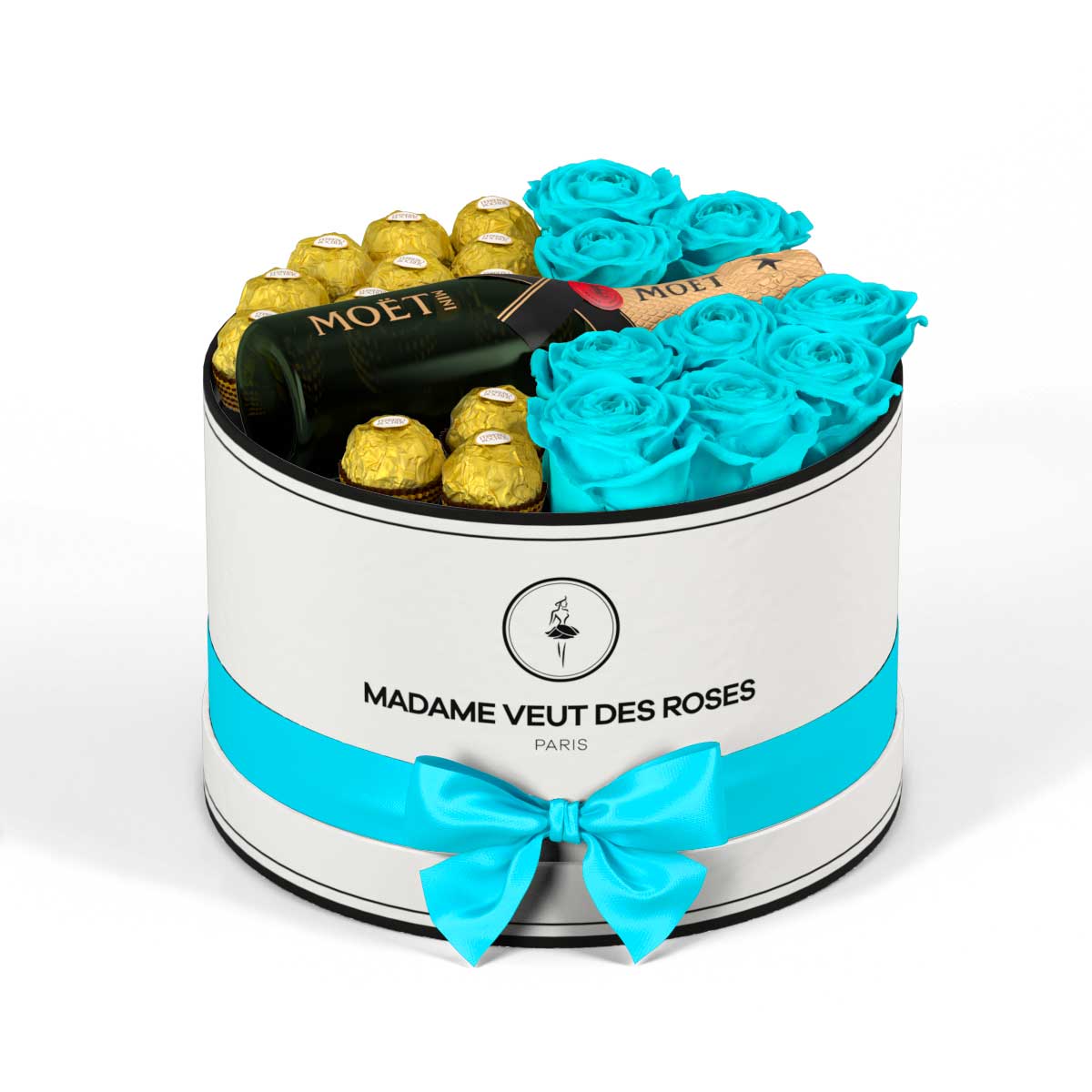 Rond Medium - Roses éternelles - Madame Veut Des Roses