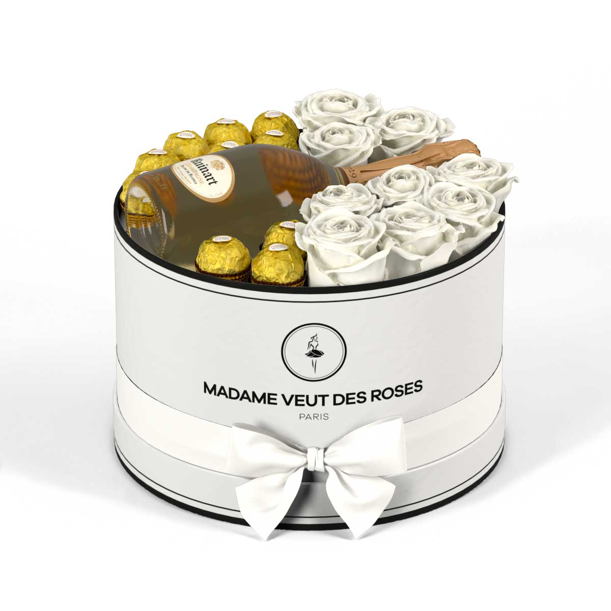 Rond Medium - Roses éternelles - Madame Veut Des Roses