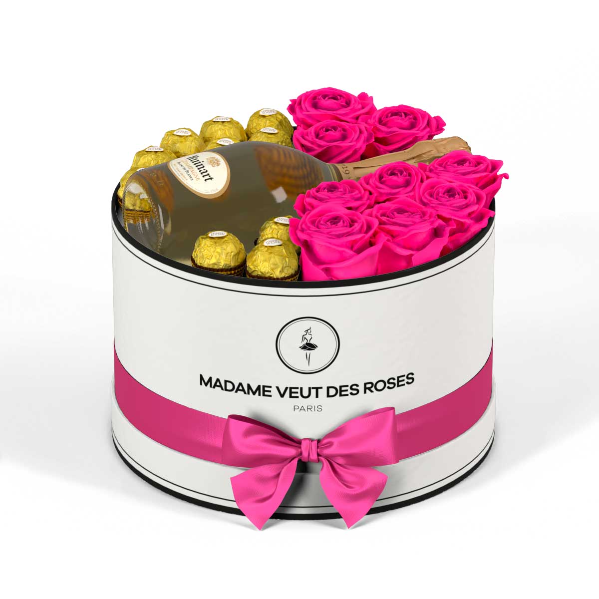 Rond Medium - Roses éternelles - Madame Veut Des Roses