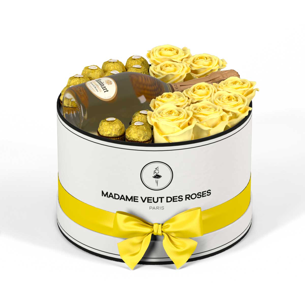 Rond Medium - Roses éternelles - Madame Veut Des Roses
