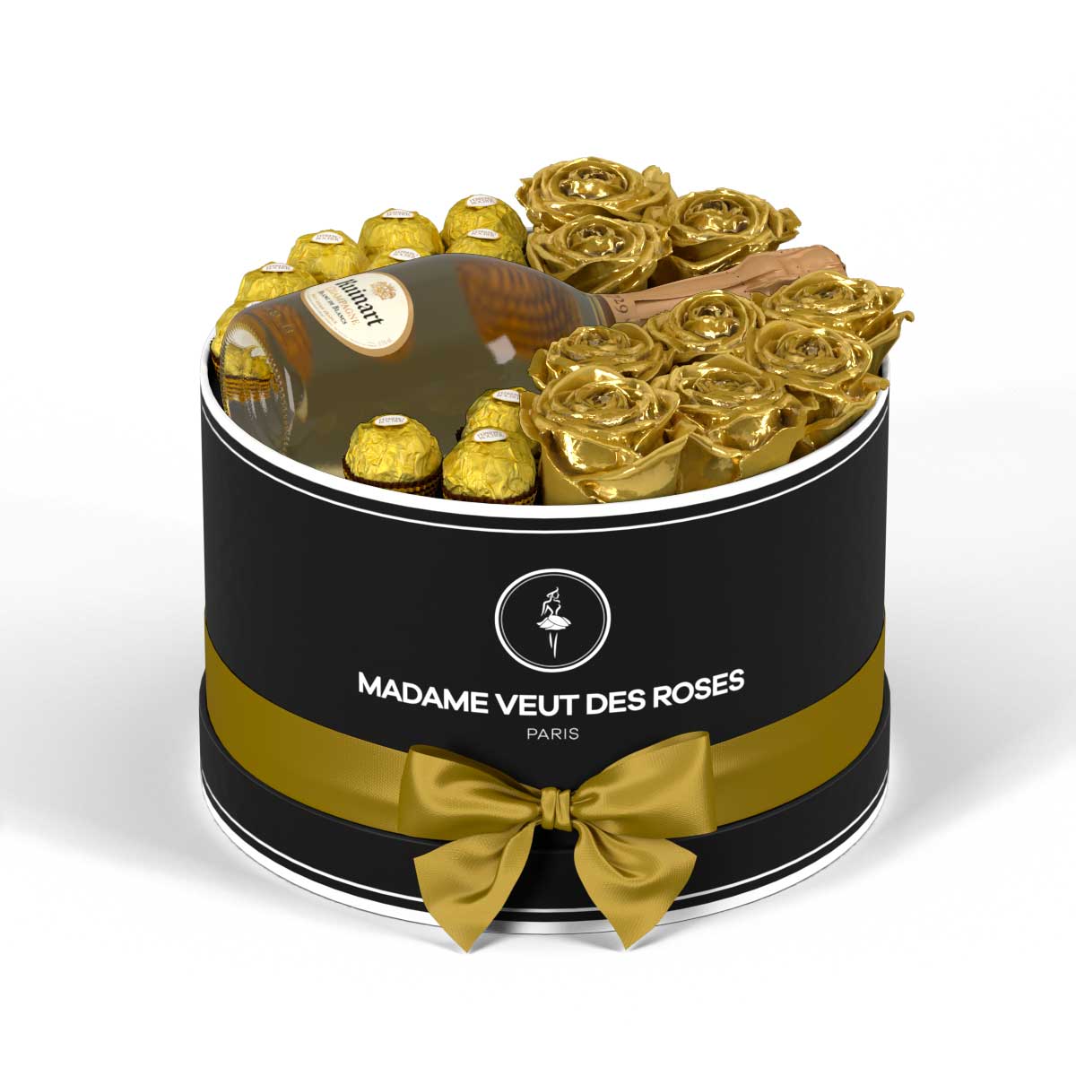 Rond Medium - Roses éternelles - Madame Veut Des Roses