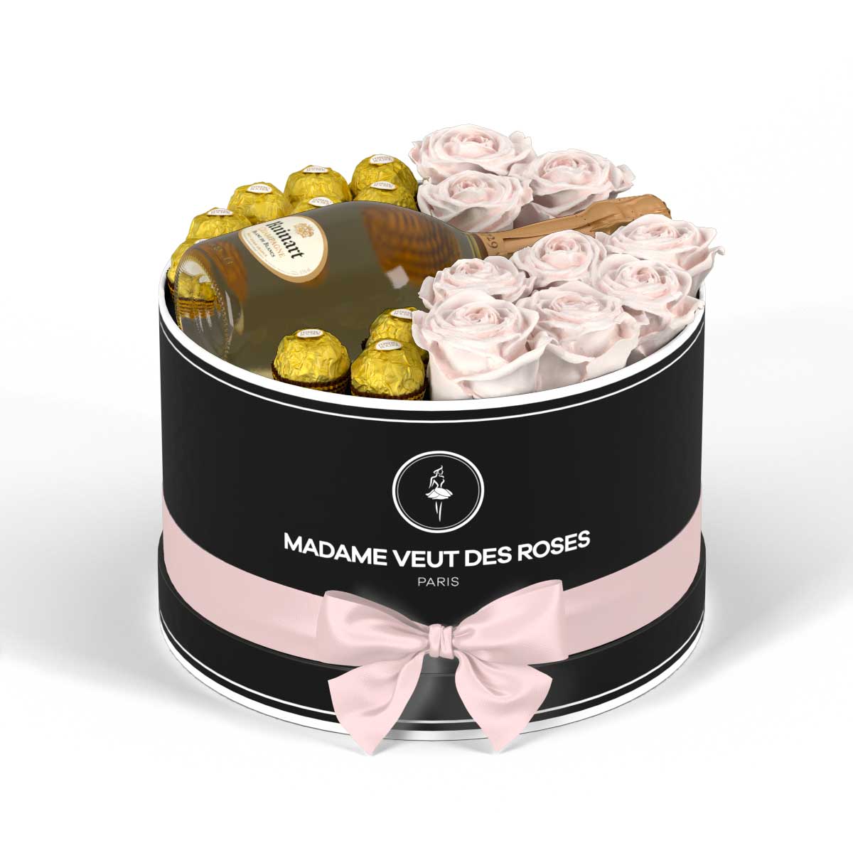 Rond Medium - Roses éternelles - Madame Veut Des Roses