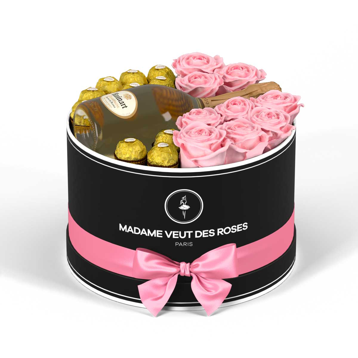 Rond Medium - Roses éternelles - Madame Veut Des Roses