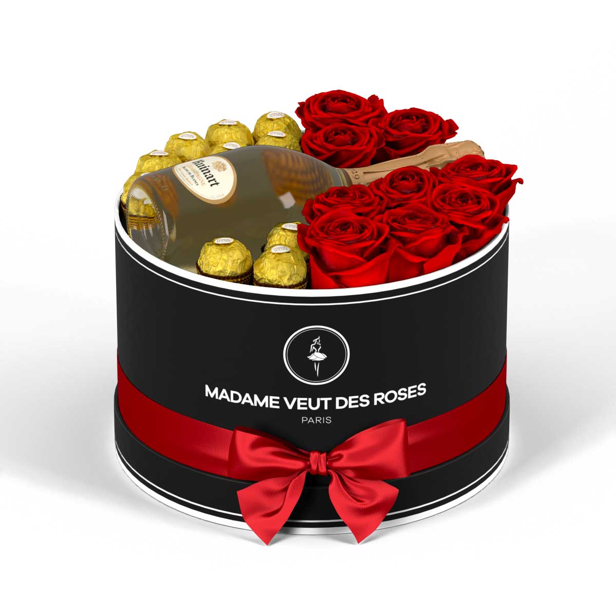 Rond Medium - Roses éternelles - Madame Veut Des Roses