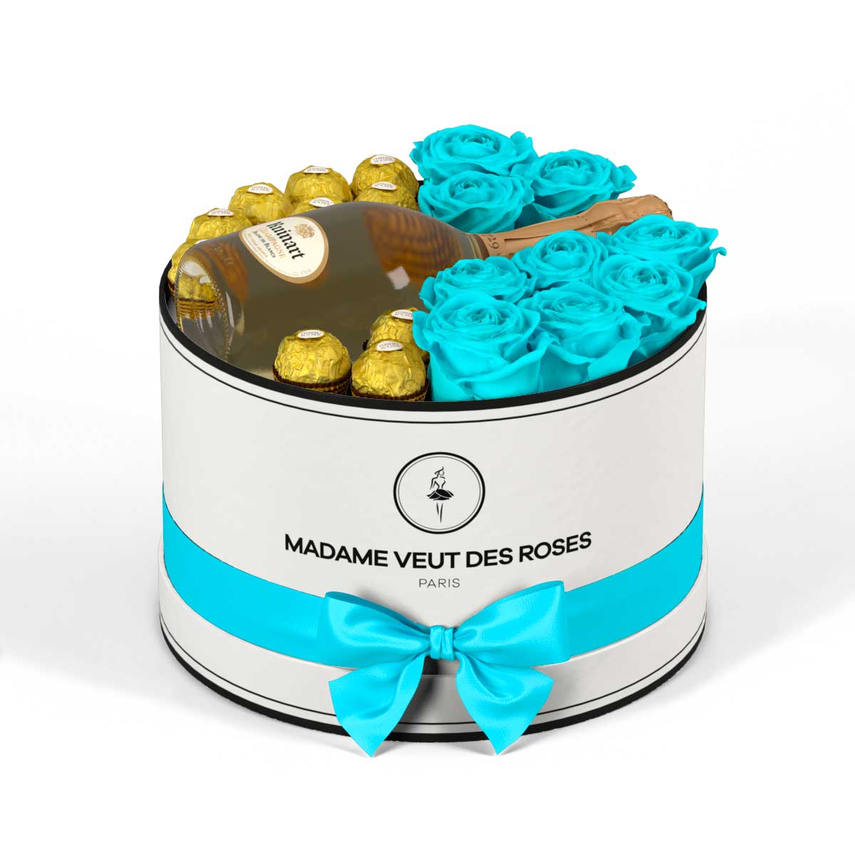 Rond Medium - Roses éternelles - Madame Veut Des Roses