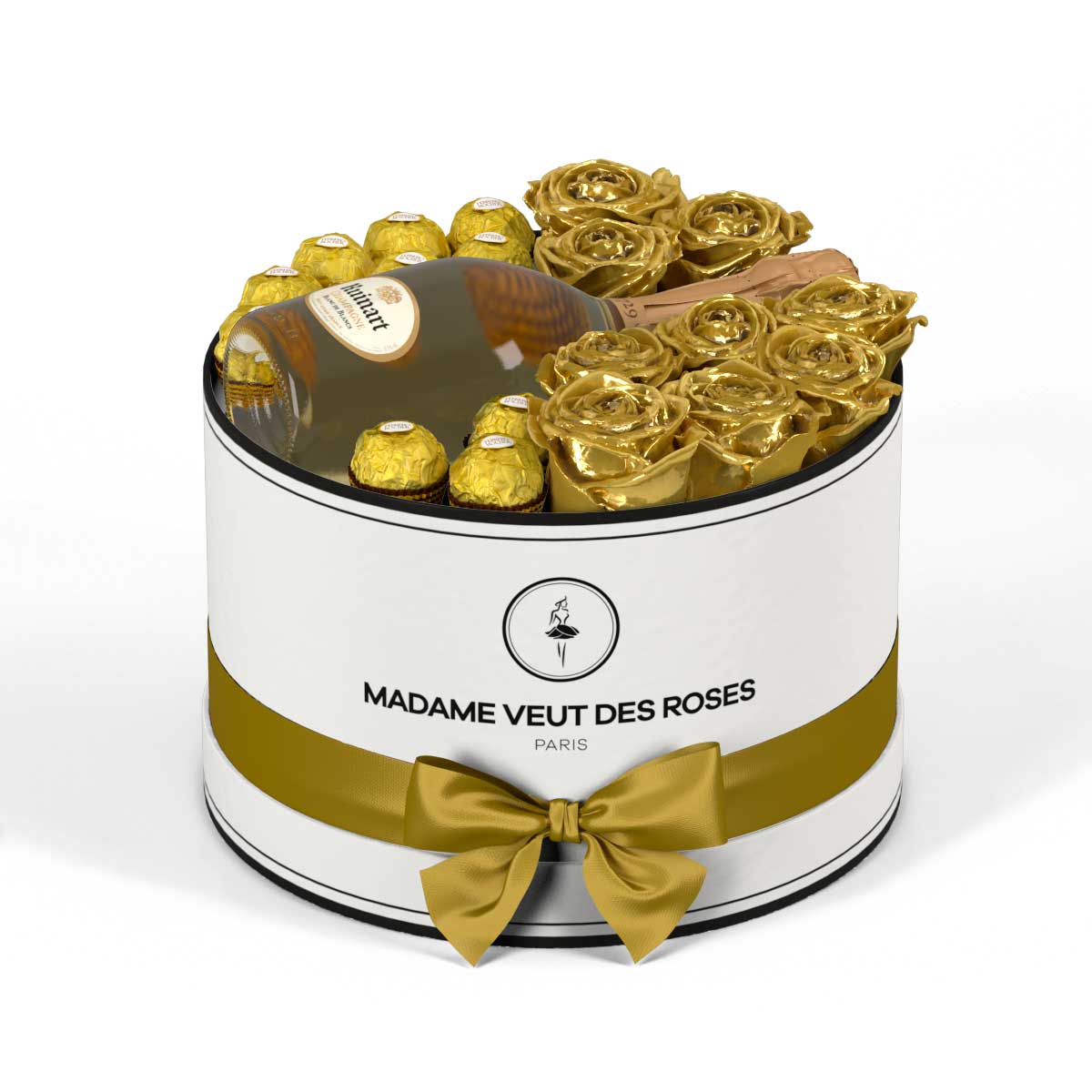 Rond Medium - Roses éternelles - Madame Veut Des Roses