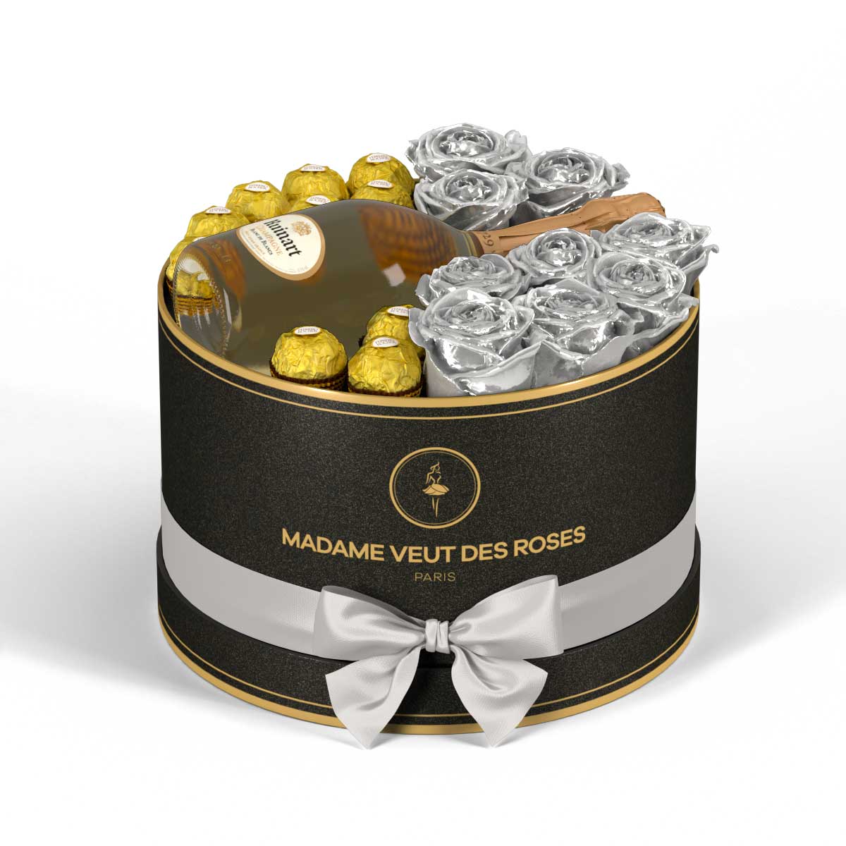 Rond Medium - Roses éternelles - Madame Veut Des Roses