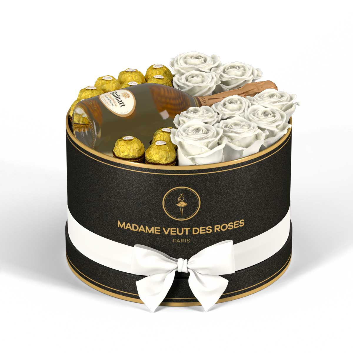 Rond Medium - Roses éternelles - Madame Veut Des Roses