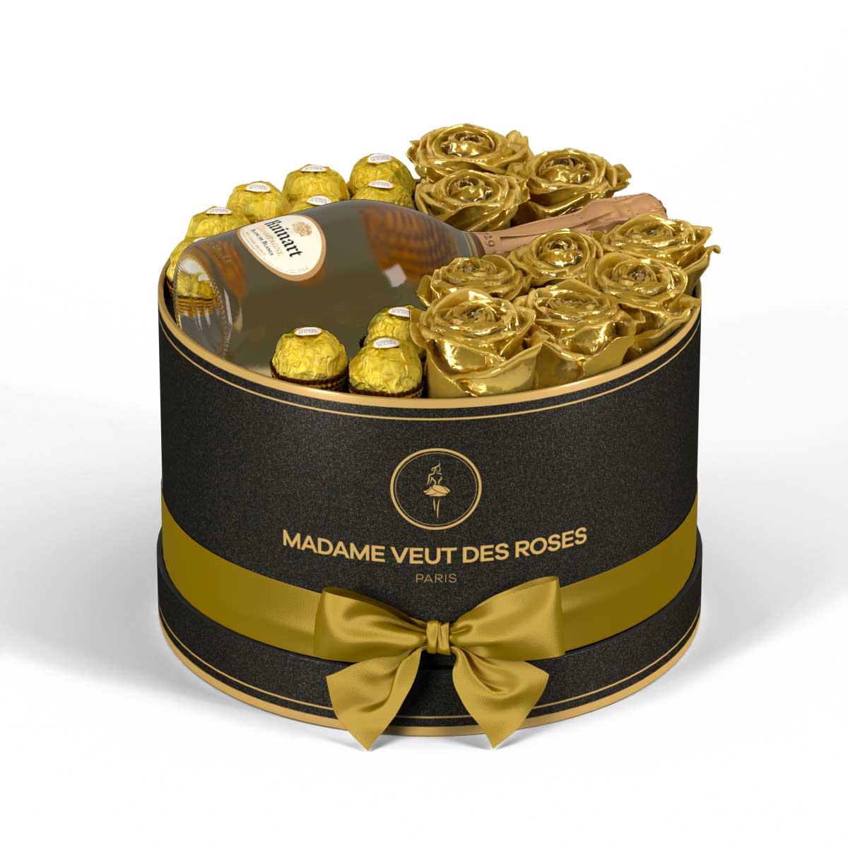 Rond Medium - Roses éternelles - Madame Veut Des Roses