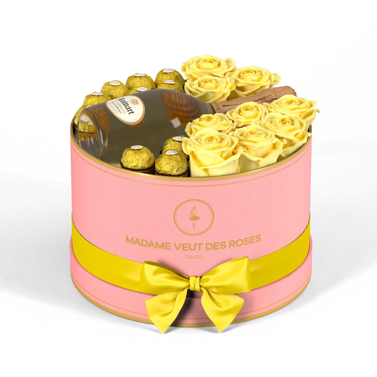 Rond Medium - Roses éternelles - Madame Veut Des Roses