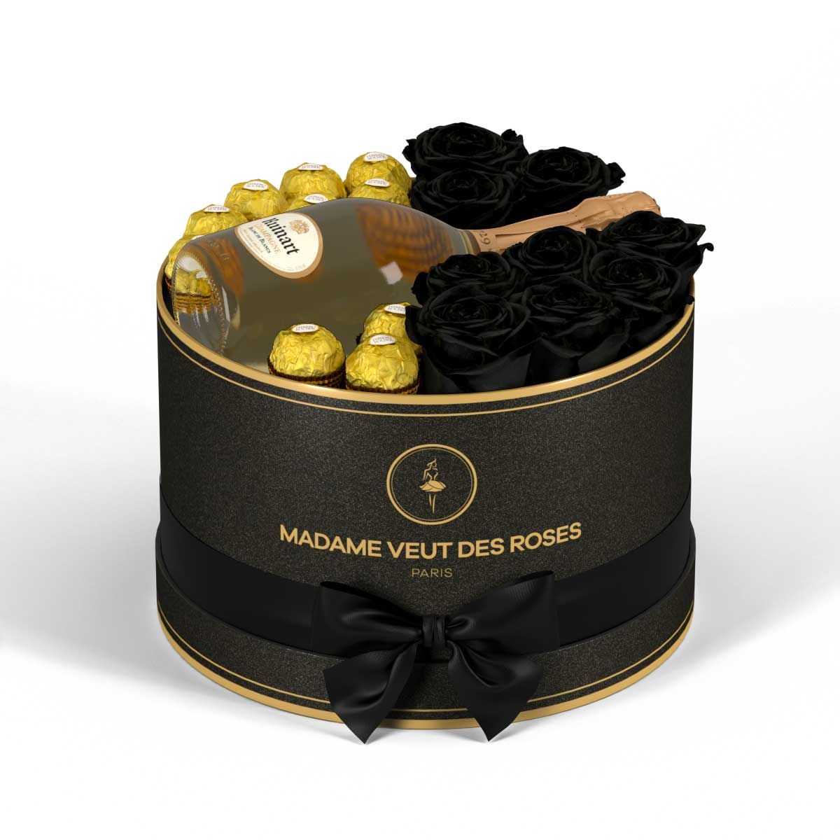 Rond Medium - Roses éternelles - Madame Veut Des Roses