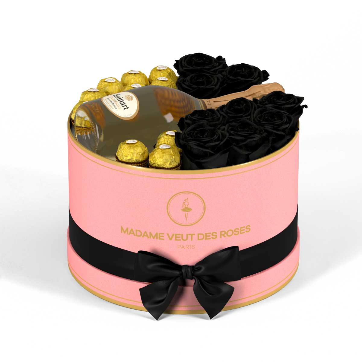 Rond Medium - Roses éternelles - Madame Veut Des Roses