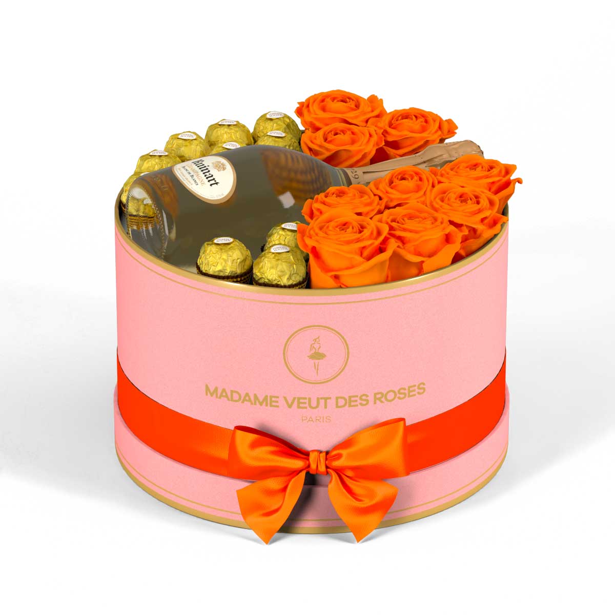 Rond Medium - Roses éternelles - Madame Veut Des Roses